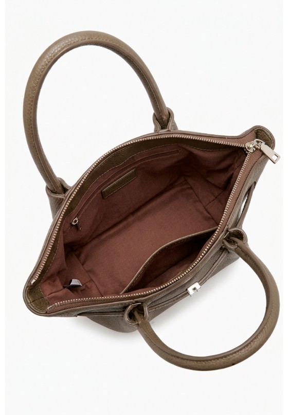 Bolso bandolera grande con hebilla verde de mujer Luna Collection CTS73839
