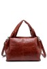 Bolso marrón sintético para mujer Luna Collection CTS73832