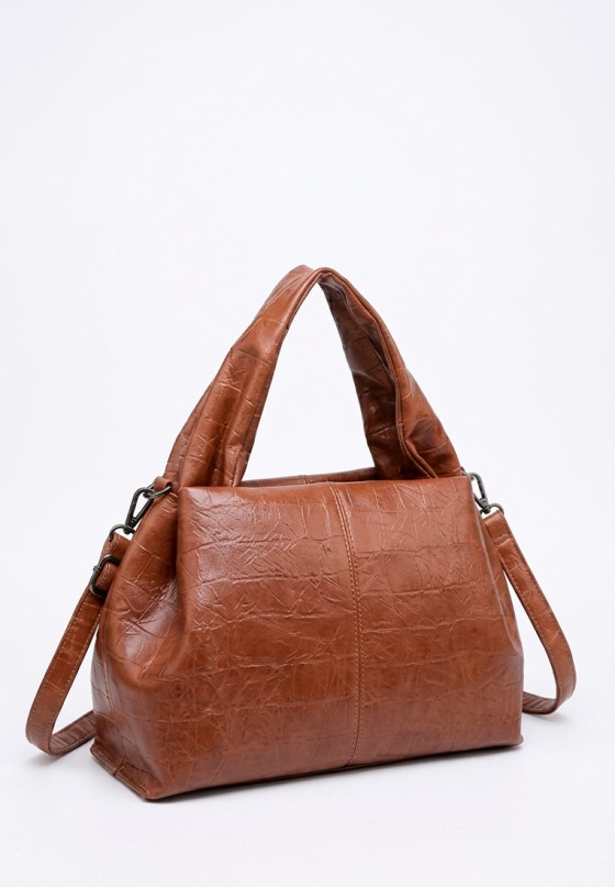 Bolso sintético taupe de mujer Luna Collection CTS73832