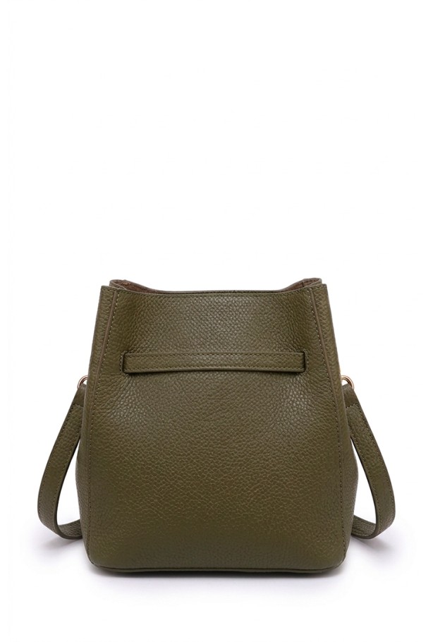 Bolso verde sintético de mujer Luna Collection CTS73850