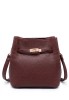 Bolso burdeos de mujer Luna Collection CTS73850