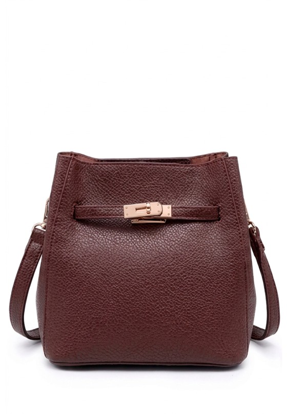 Bolso burdeos de mujer Luna Collection CTS73850