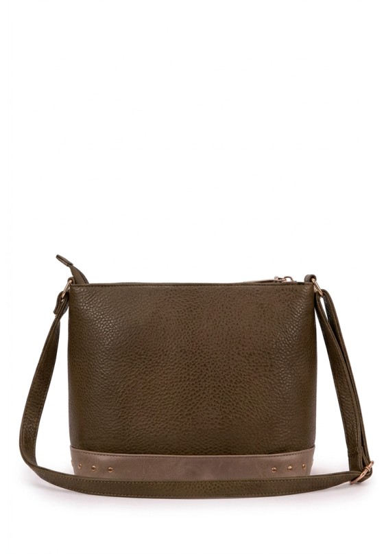 Bolso bandolera pequeño verde para mujer Luna Collection GTV15099
