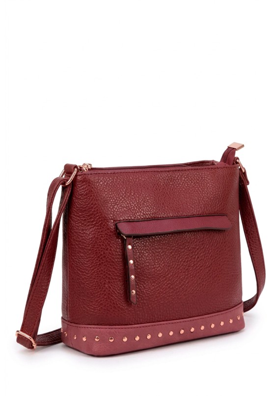 Bolso bandolera pequeño rojo de mujer Luna Collection GTV15099