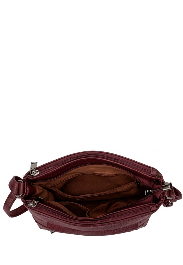 Bolso bandolera pequeño rojo de mujer Luna Collection GTV15099