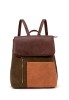 Mochila bolso de mujer Luna Collection gtv15105 coffee sintetico