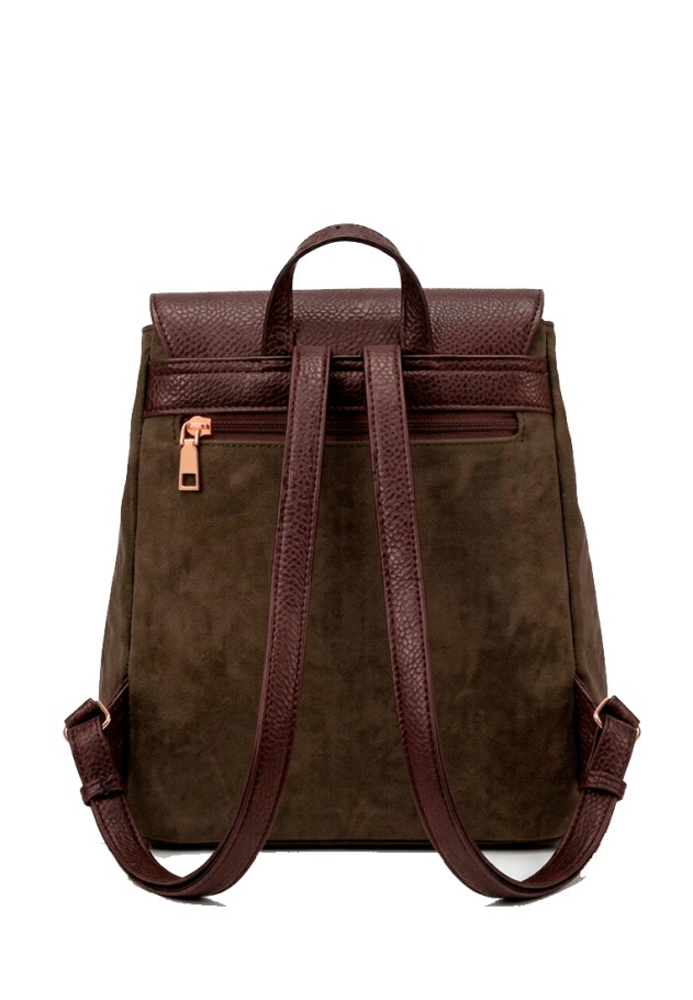 Mochila bolso de mujer Luna Collection gtv15105 coffee sintetico