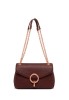 Bolso con hebilla color coffee de mujer Luna Collection modelo JYL68137