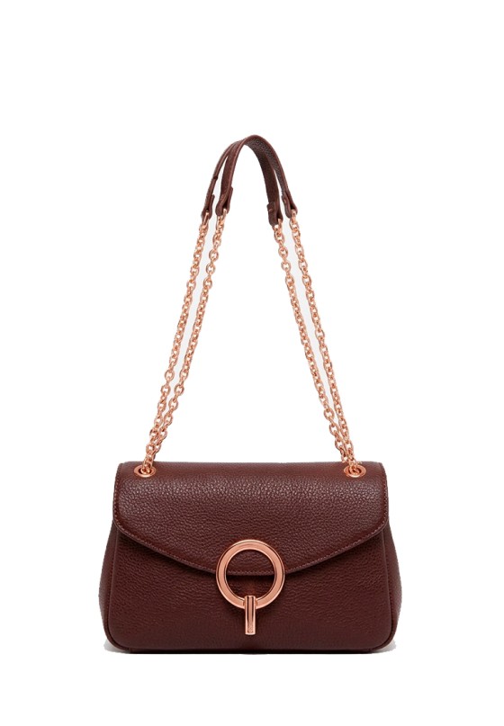 Bolso con hebilla color coffee de mujer Luna Collection modelo JYL68137
