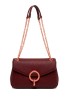 Bolso con hebilla rojo para mujer Luna Collection JYL68137