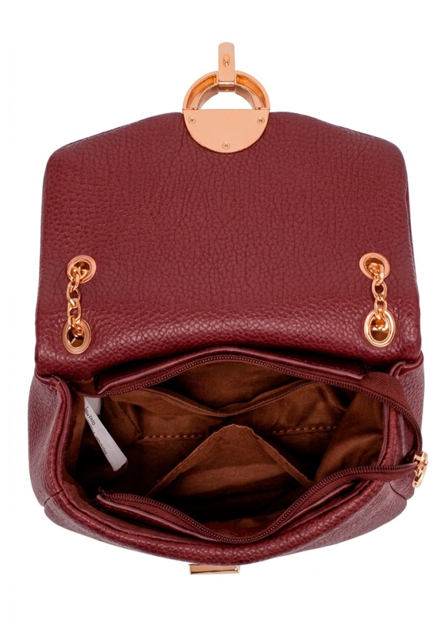 Bolso con hebilla rojo para mujer Luna Collection JYL68137