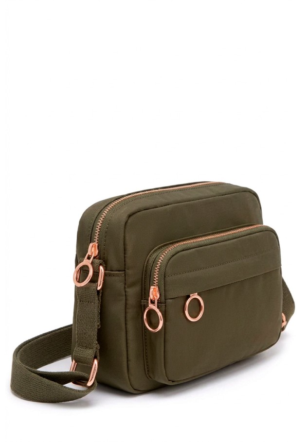 Bolso bandolera pequeño verde de mujer Luna Collection JYL68143