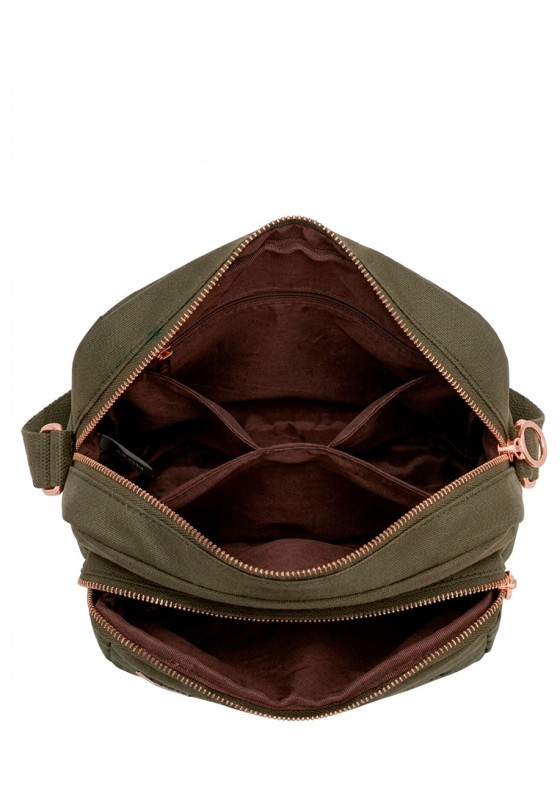 Bolso bandolera pequeño verde de mujer Luna Collection JYL68143