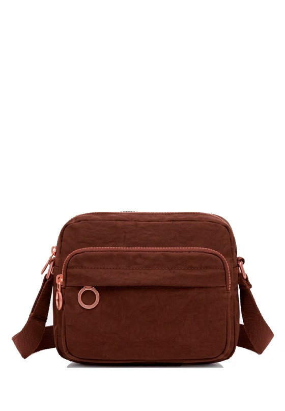 Bolso bandolera pequeño de mujer en color coffee Luna Collection JYL68143
