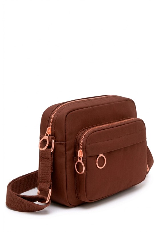 Bolso bandolera pequeño de mujer en color coffee Luna Collection JYL68143