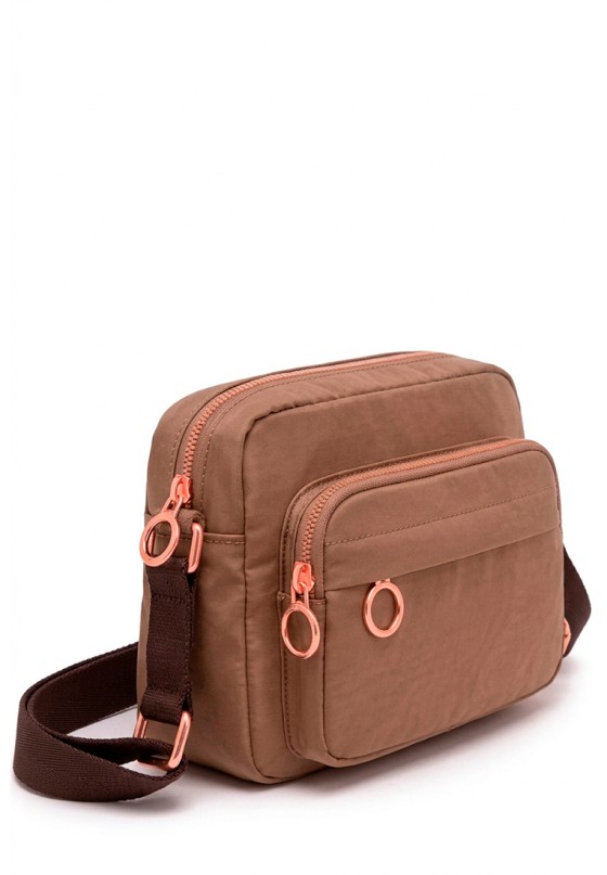 Bolso bandolera pequeña beige de mujer Luna Collection JYL68143
