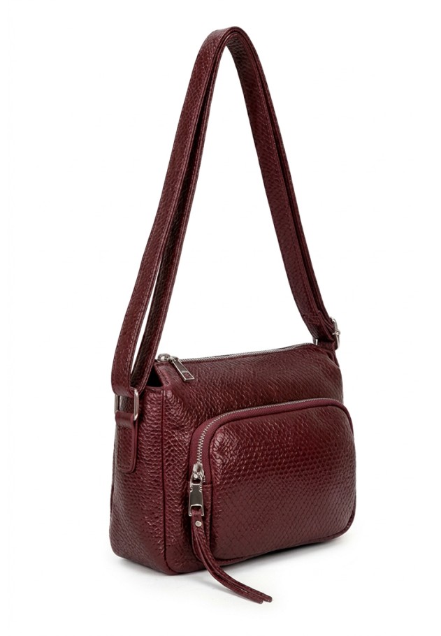 Bolso rojo sintético de mujer Luna Collection KMV309521
