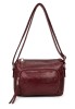 Bolso rojo sintético de mujer Luna Collection KMV309521