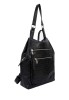 Mochila bolso negro en sintético para mujer Luna Collection KMV309524