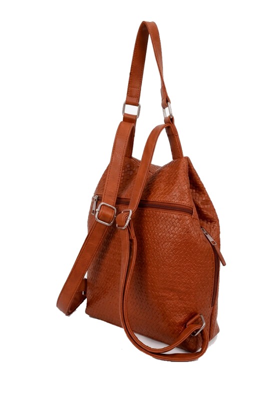 Mochila bolso marrón en sintético para mujer KMV309524 Luna Collection