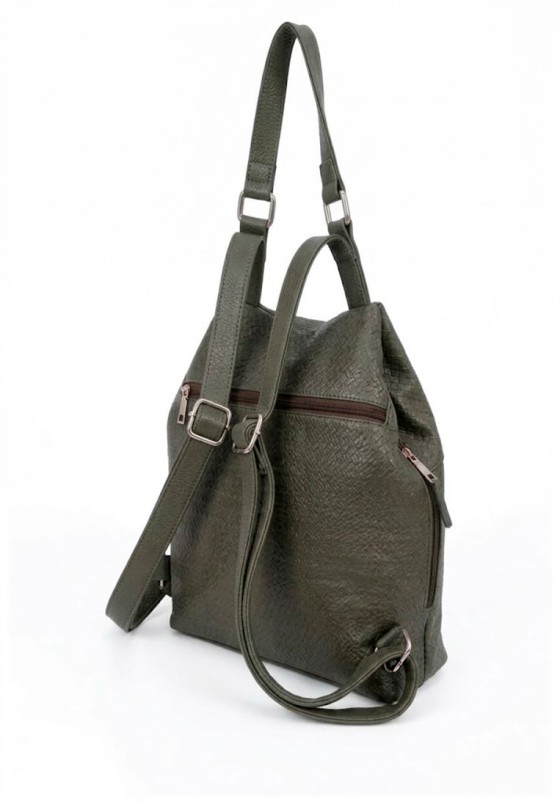 Mochila bolso verde de mujer Luna Collection KMV309524