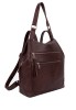 Mochila bolso coffee sintético de mujer Luna Collection KMV309524