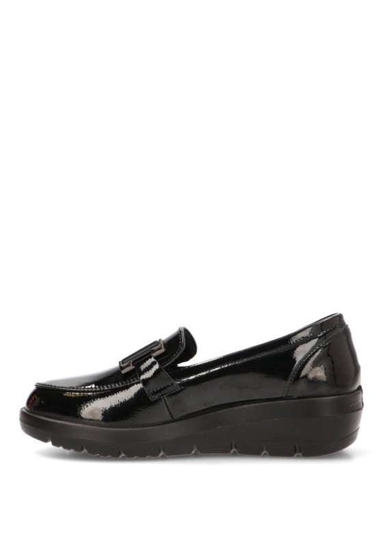 Mocasín con brillo y tacón medio para mujer ARMONY 60027