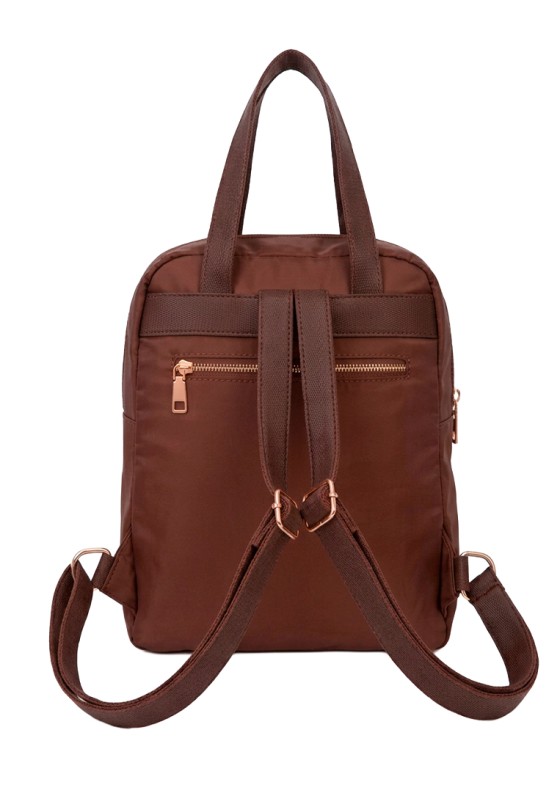 Mochila bolso color café para mujer Luna Collection KMV309542