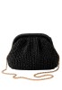 Bolso de mano negro sintético para mujer Luna Collection BNBN3640