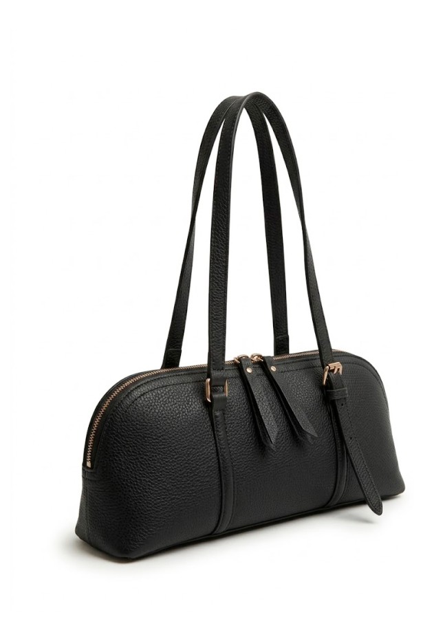 Bolso negro sintético de mujer Luna Collection MJY6201