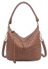 Bolso taupe de mujer Luna Collection CTS73860