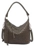 Bolso verde sintético de mujer Luna Collection CTS73860