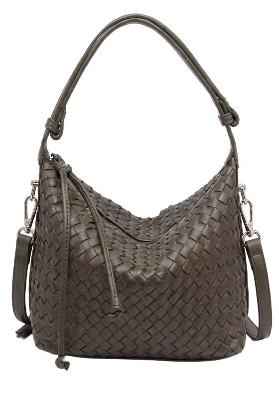 Bolso verde sintético de mujer Luna Collection CTS73860