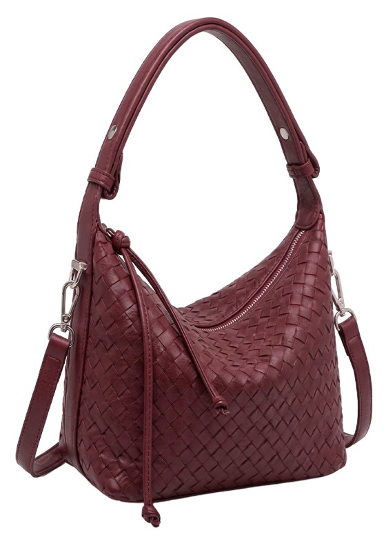 Bolso burdeos sintético de mujer Luna Collection CTS73860