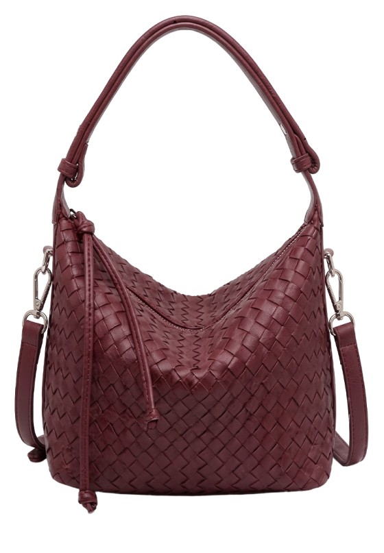 Bolso burdeos sintético de mujer Luna Collection CTS73860