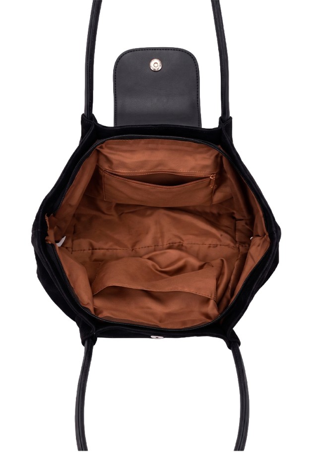 Bolso capaza de mujer Luna Collection KMV309536 en negro