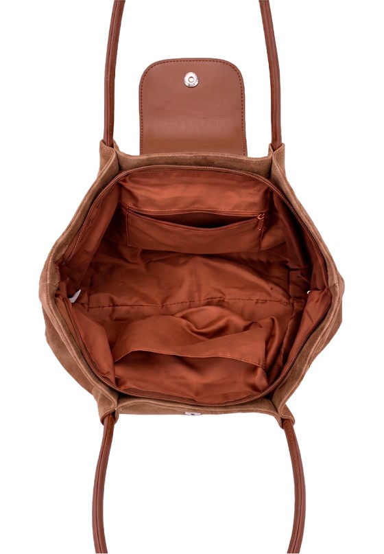 Bolso capaza kakhi para mujer Luna Collection KMV309536