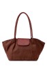 Bolso capaza marrón de mujer Luna Collection KMV309536