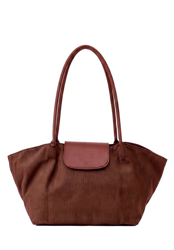 Bolso capaza marrón de mujer Luna Collection KMV309536