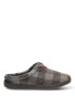 Zapatillas de casa gris con cuadros R12268 para hombre PLUMAFLEX