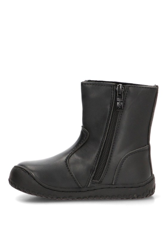 Botín respetuoso barefoot ETIKA 110588 para niña en negro