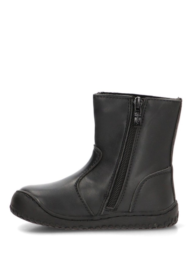 Botín respetuoso barefoot ETIKA 110588 para niña en negro