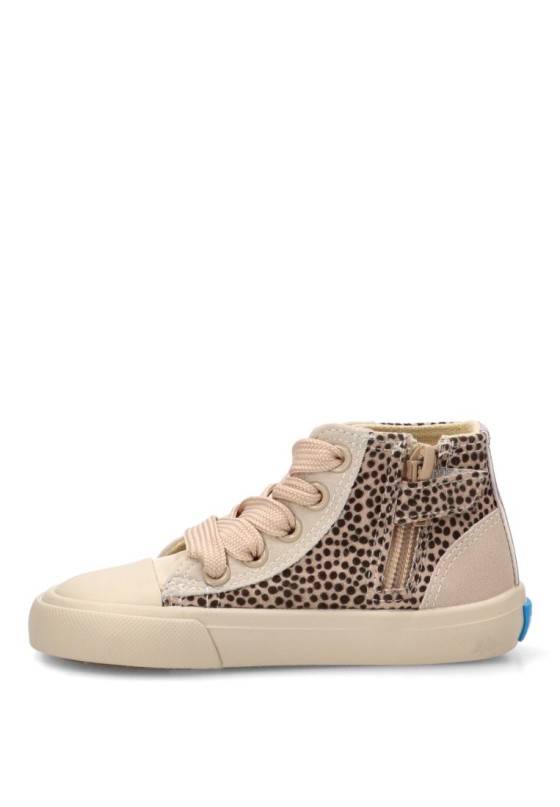 Deportivo leopardo abotinado respetuoso (barefoot) para niña Mustang Kids 49322