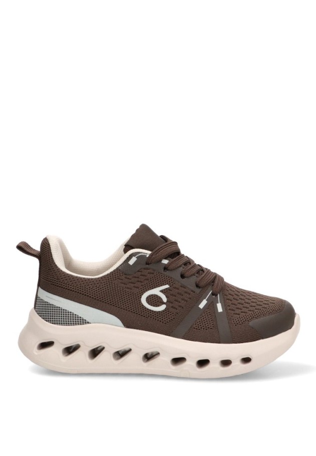 Deportivo marrón de niña Luna Collection 26016