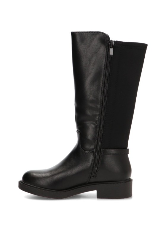 Bota 5894L para niña Luna Collection en negro con suela plana