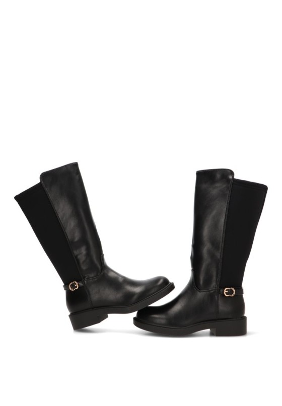 Bota 5894L para niña Luna Collection en negro con suela plana