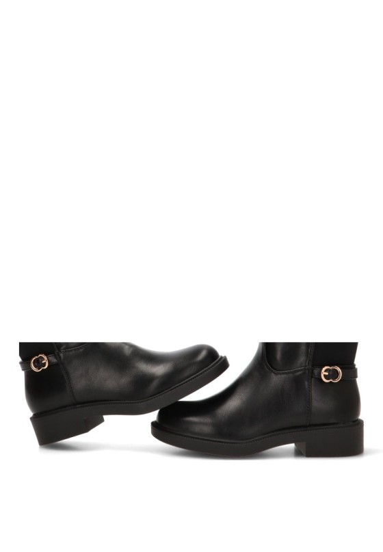 Bota 5894L para niña Luna Collection en negro con suela plana