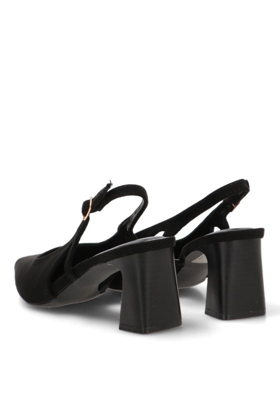 Salón negro de mujer Luna Collection BS-6070