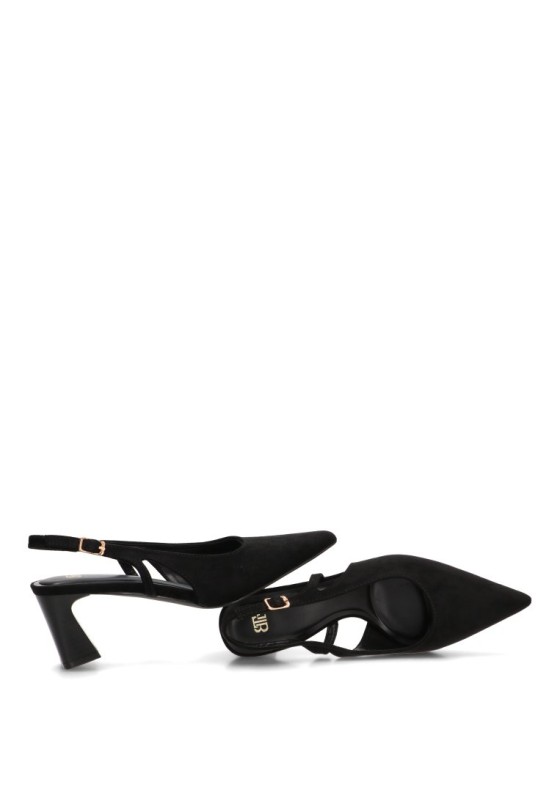 Salón negro de mujer Luna Collection BS-6070