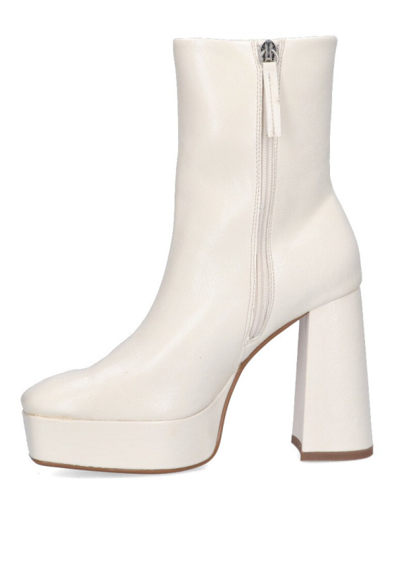 Botin de mujer LUNA TREND m2815 beige sintetico tacón alto